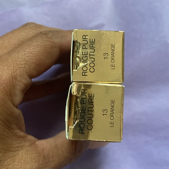 YSL set of 2 rouge pur couture 13 Le orange - Picture 5 of 17